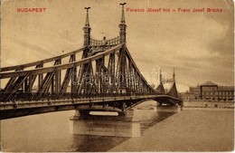 * T2/T3 1912 Budapest, Ferenc József Híd. K.S. 15169. (EK) - Unclassified