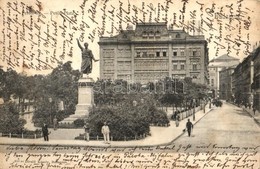 T3 1904 Budapest V. Petőfi Tér, Petőfi Szobor. Divald Károly 216. Sz. (EB) - Non Classés