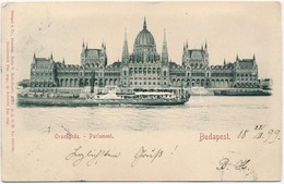 T2/T3 1899 Budapest V. Országház. Emb. - Unclassified