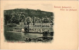 * T2 Budapest XI. Gellért-hegy, Citadella, Gőzhajó - Non Classés
