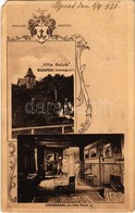 T3 1921 Budapest XII. Villa Holub, étkező, Belső. A Család Címere. Art Nouveau (EM) - Zonder Classificatie