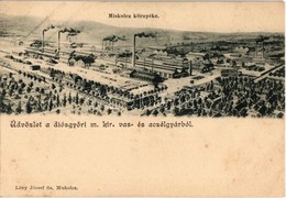 ** T2 Diósgyőr (Miskolc), M. Kir. Vas és Acélgyár. Kiadja Lövy József Fia - Unclassified