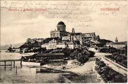 T2 1911 Esztergom, Bazilika A Prímási Palotával. Kiadja Kardos D. - Sin Clasificación