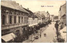 T2/T3 1923 Győr, Baross út, Varga Miklós és Armuth Sándor üzlete (EK) - Non Classés