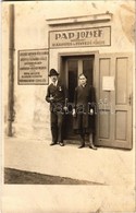 ** T2/T3 1933 Pécs, Pap József Hadirokkant Kárpitos és Fényező Műhelye, Irányi Dániel Tér 11. (?). Photo (fl) - Zonder Classificatie