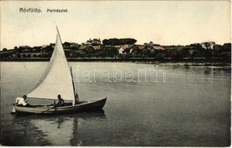 * T1/T2 1929 Révfülöp, Balaton Part, Vitorlás Csónak - Zonder Classificatie