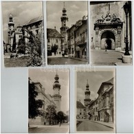 * Sopron. Képzőművészeti Alap Kiadó - 5 Db Modern Képeslap / 5 Modern Postcards - Zonder Classificatie
