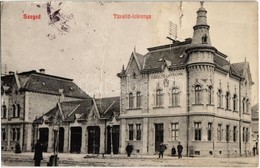 * T3/T4 1911 Szeged, Tűzoltó Laktanya. Kiadja Grünwald Herman (szakadás / Tear) - Zonder Classificatie