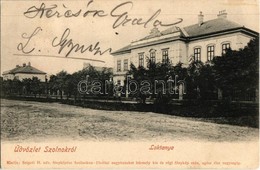 T2 1905 Szolnok, Laktanya. Kiadja Szigeti H. Udvari Fényképész - Zonder Classificatie