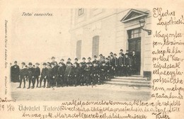 T2 1899 Tata, Tata-Tóváros; Tatai Convictus (konviktus), Diákok: 1. Direktor úr, 3. Levél írója. Engländer és Társa Kiad - Zonder Classificatie