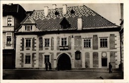 T2 Kolozsvár, Cluj; Mátyás Király Szülőháza, Címeres Magyar Zászló / Birth House Of Matthias Corvinus, Hungarian Flag Wi - Non Classés