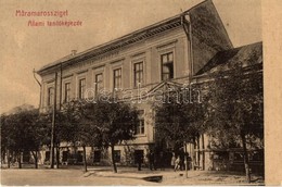 T2 1910 Máramarossziget, Sighetu Marmatiei; Állami Tanítóképezde. W. L. (?) No. 249. Kiadja Berger Miksa / Teachers' Sch - Zonder Classificatie