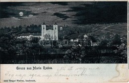 T3 1903 Máriaradna, Radna; Kegytemplom Holdfényben Este. Gregor Fischer 4455. / Pilgrimage Church In Moonlight At Night  - Unclassified
