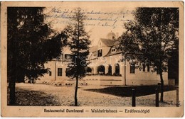 T2/T3 Nagyszeben, Hermannstadt, Sibiu; Restaurantul Dumbravei / Waldwirtshaus / Erdővendéglő, étterem. Krafft & Drotleff - Unclassified