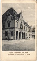 ** T2/T3 Nagyszeben, Hermannstadt, Sibiu; Fő Posta Hivatal. Jos. Drotleff Kunstanstalt Nr. 43. / Hauptpost / Posta Centr - Non Classés