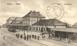 T2 Tövis, Teius; Vasútállomás, Vagon / Bahnhof / Gara / Railway Station - Non Classés
