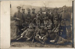 * T2/T3 1917 Vöröstorony, Porcsesd, Porcesti, Turnu Rosu; Osztrák-magyar Katonák Csoportképe / WWI Austro-Hungarian K.u. - Zonder Classificatie