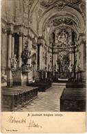 T2/T3 1904 Jászó, Jászóvár, Jasov; Templom Velső / Church Interior (EK) - Non Classés