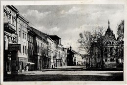 T2 Kassa, Kosice; Stefánikova Ul. A Divadlo / Stefánik Utca, üzletek, Színház / Street View With Shops And Theater + 193 - Non Classés