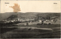 T2/T3 1914 Pelsőc, Plesivec; Látkép. Kiadja Pártos Mór / General View (fl) - Zonder Classificatie