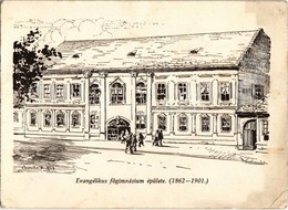 ** T2/T3 1927 Rozsnyó, Roznava; Evangélikus Főgimnázium / Grammar School S: Ócsvár R. (EK) - Ohne Zuordnung