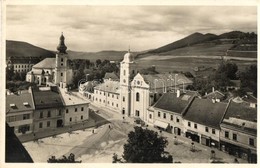 ** T2 Rozsnyó, Roznava; Látkép, Fő Tér, Székesegyház, Sajó-Vidék, Sztan, Schnitzer üzletei, Tátra Bank / Main Square, Ca - Non Classés