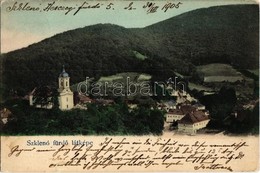 T2/T3 1905 Szklenófürdő, Sklené Teplice; Templom / Church - Non Classés