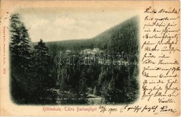 T2 1901 Tátra, Tatry; Barlangliget, Höhlenhain, Tatranská Kotlina; - Zonder Classificatie
