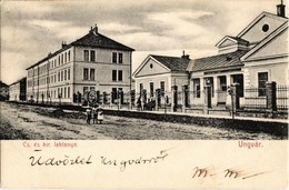 T2 1905 Ungvár, Uzshorod, Uzhorod; Cs. és Kir. Laktanya. Kiadja Mihálesik Gyuláné / K.u.K. Military Barracks - Unclassified