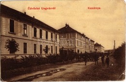 T3 1912 Ungvár, Uzshorod, Uzhorod; Kaszárnya, Katonák, Laktanya. W. L. 309. / K.u.K. Military Infantry Barracks, Soldier - Non Classés