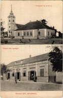 * T2 1921 Baranyaszentistván, Szentistván, Petlovac; Római Katolikus Templom és Plébánia, Tickert Wendel Vendéglője és S - Unclassified