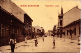 T2/T3 1910 Szabadka, Subotica; Wesselényi Utca. W. L. (?) 36. / Street View (EK) - Zonder Classificatie