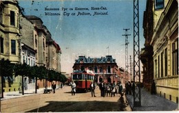 * T3/T4 Újvidék, Novi Sad; Wilzonow Trg Ca Posiom / Square With Tram / Tér és Villamos  (Rb) - Sin Clasificación