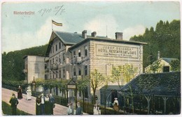 T2 1910 Hinterbrühl, Josef Deigner Hotel, Restaurant And Cafe 'zum Feldmarschall Radetzky'. Emb. - Non Classés