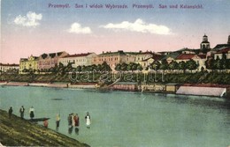 T2 1929 Przemysl, San I Widok Wybrzeze / San Und Kalansicht / General View With San River - Zonder Classificatie
