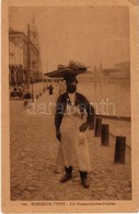 ** T2/T3 Russische Typen - Ein Wassermelonen-Händler / Russian Types, Watermelon Vendor. Knackstedt & Co.  (EK) - Ohne Zuordnung