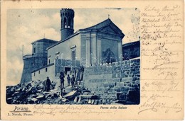 T2 1899 Piran, Pirano; Punta Della Salute / Church - Unclassified