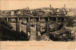 ** T2/T3 Kamianets-Podilskyi, Kamenetz-Podolski; Novoplanivsky Bridge Over The Smotrych River, Railway Bridge, Viaduct ( - Ohne Zuordnung