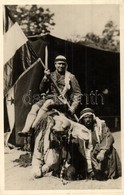 ** T2 1933 Gödöllő, IV. Cserkész Jamboree, Egyiptomi Cserkészek Tevével és Zászlóval / Hungarian Scout Jamboree, Egyptia - Unclassified