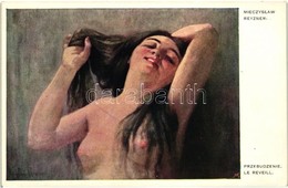 ** T2 'La Reveill' / Nude Lady, Erotic Art Postcard, Lwowskie Wyawnictwo Kart No. 861  S: Mieczyslaw Reyzner - Sin Clasificación