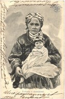 T2/T3 Kobieta Z Dzieckiem / Polish Folklore, Mother And Child (EK) - Zonder Classificatie