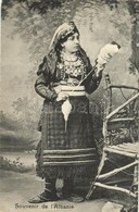 T2/T3 Albanian Folklore, Spinning Woman (EK) - Non Classés