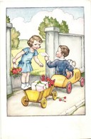 ** T2 Children Couple, Automobile, Erika Nr. 1292. - Zonder Classificatie