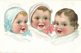 T2 Baby Children, Faces Litho - Ohne Zuordnung