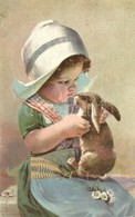 T2/T3 Girl, Rabbit, L&P 273/III. (fl) - Non Classés