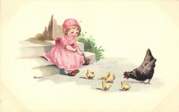 ** T1/T2 Girl, Chicken, W.S.S.B. No. 5237. S: E. Fronti - Ohne Zuordnung