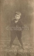 T3 Hungarian Boy Smoking, Photo (small Tear) - Zonder Classificatie