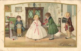 T2/T3 Children, No. 2469. Litho S: Pauli Ebner (EK) - Unclassified