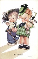 ** T2 'Hív A Haza' / Children, Humour, Art Postcard, N. Moneta S: L. Martini - Unclassified