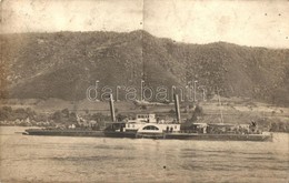 T3/T4 1929 Orsova, Dániel Vontató és Szállító Gőzhajó / Towing And Carrying Steamship, A. Renyé Photo (fa) - Ohne Zuordnung